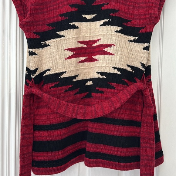 Ralph Lauren Jeans Co. Vintage Rare Southwestern Aztec Sweater Vest Cardigan - Picture 12 of 16